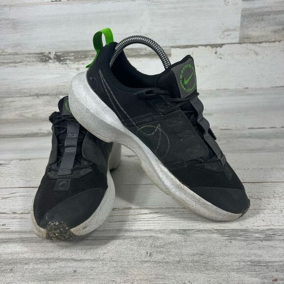 Nike Womens Crater Impact Running‎ Sneakers Athletic Shoes Black Size 6Y - Picture 6 of 8